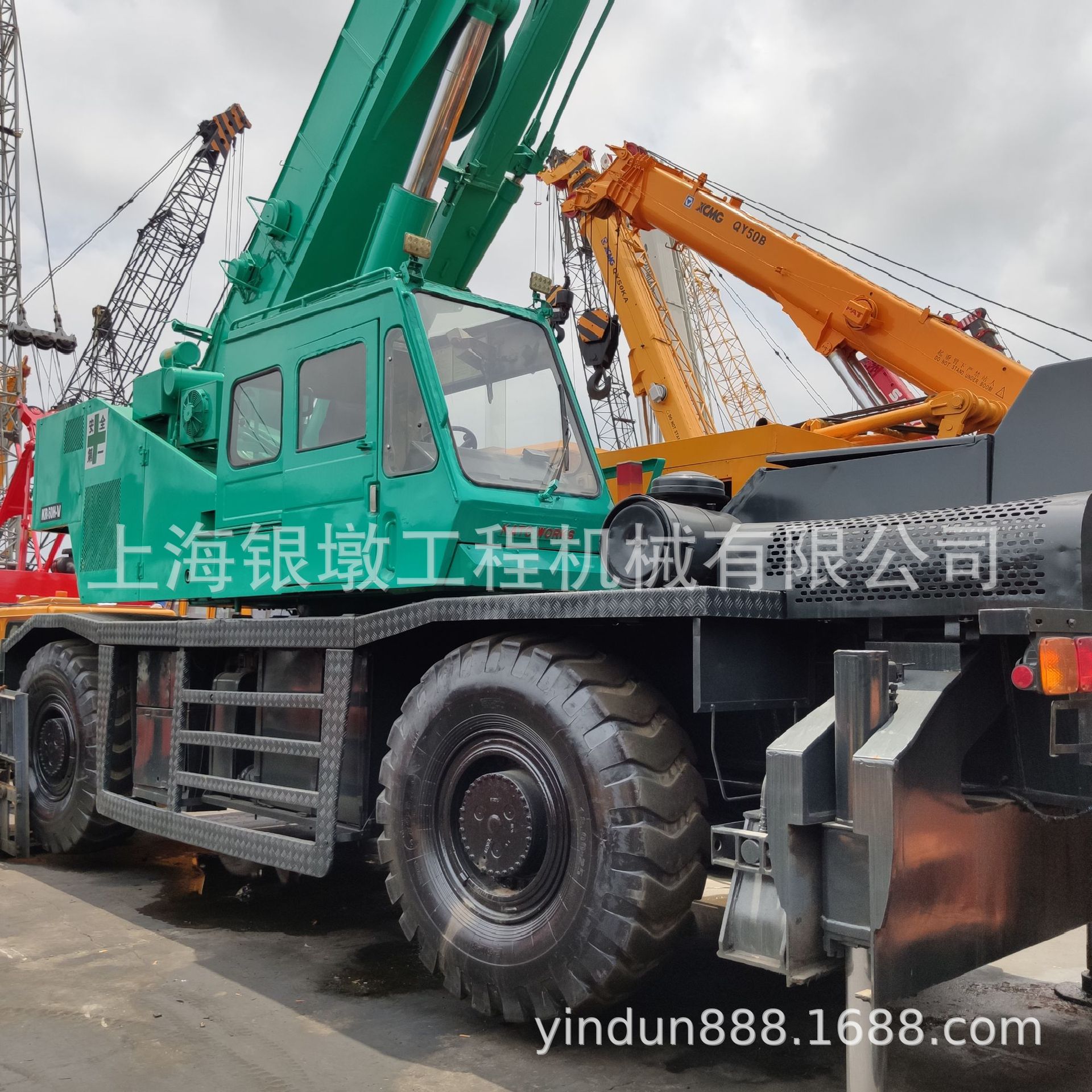 TADANO、KATO加藤汽车吊 50吨越野吊 吊车起重机 KR50 二手