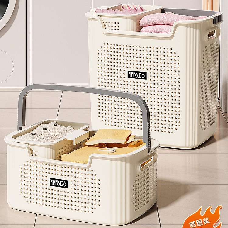 Dirty Clothes Basket Household Dirty Clothes Storage Basket Dirty Clothes Basket Bathroom Laundry Basket Bathroom Clothes Artifact Storage Basket