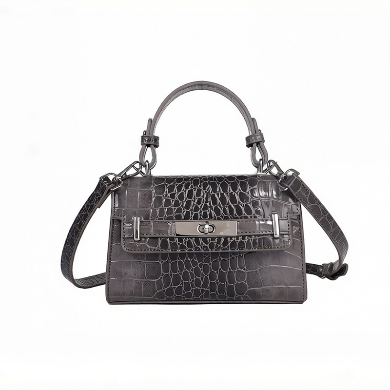 Cross-border 2026 primavera nuevo estilo coreano portátil cocodrilo Kylie bolso cuadrado sensación alta lujo ligero versátil mochila