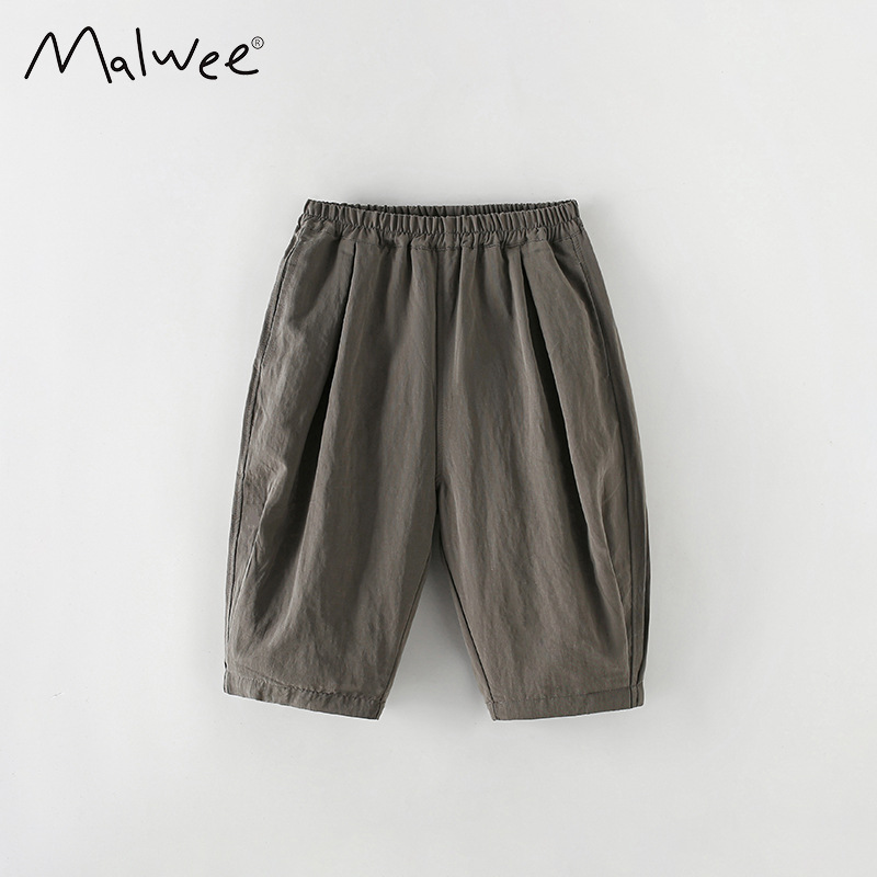 Malwee transfronterizo de verano para niños pantalones casuales transpirables y cómodos y sueltos pantalones de moda para niños suaves para la piel image 6