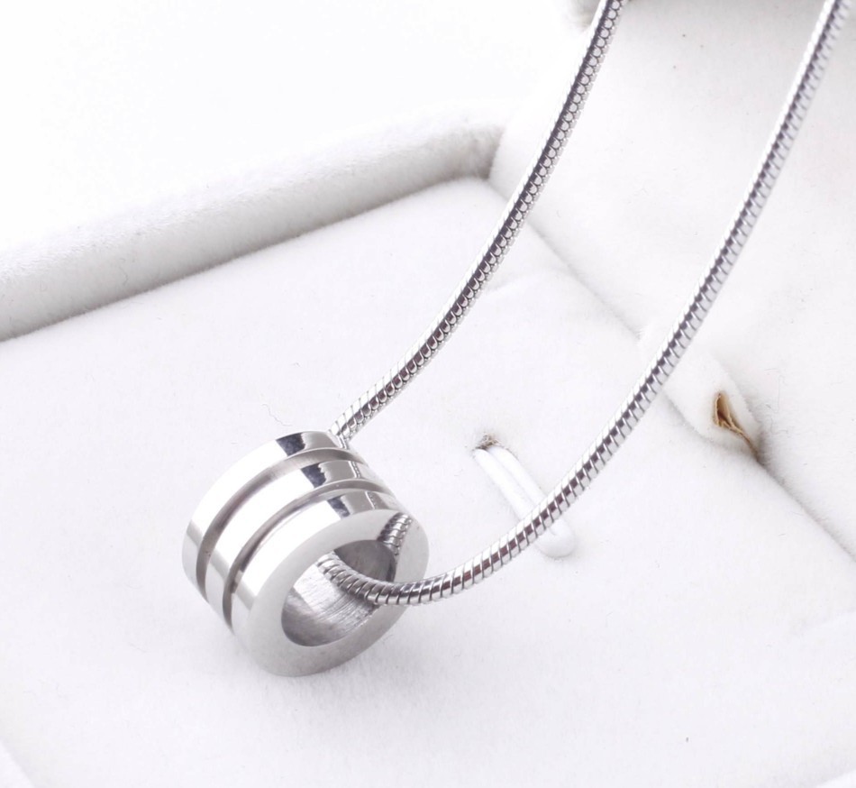 Titaniumstahl Halskette Für Damen Und Herren Elegante Snake Kette_voghion.com