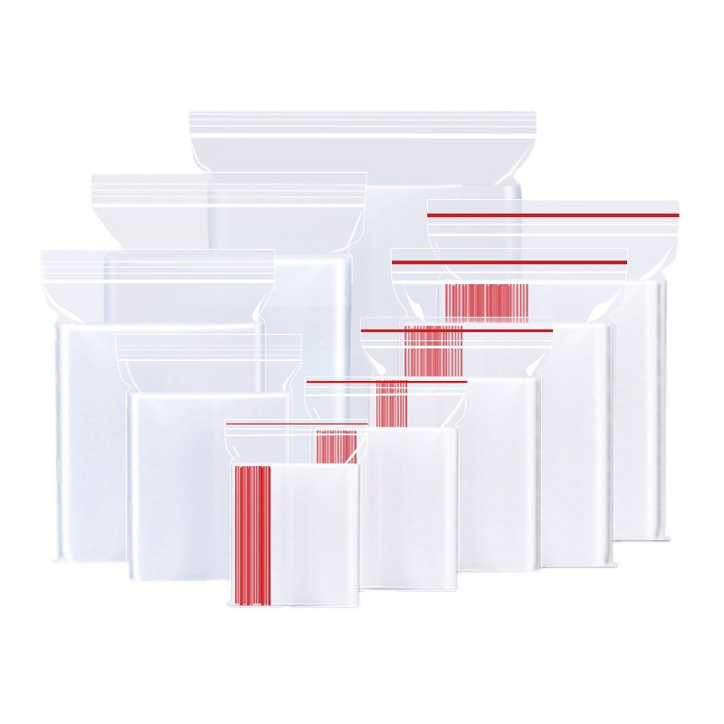 Bolsa autosellante Bolsa de sellado de alimentos transparente PE Necesidades diarias Bolsa de sellado de plástico Bolsa de embalaje de joyería Bolsa de sellado de plástico Bolsa de hueso