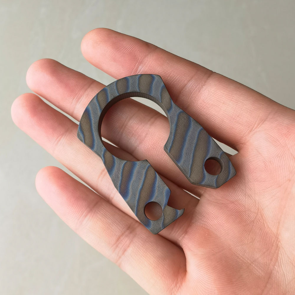 JohnGray同款防身钛合金指虎单指扣用品破窗开瓶器工具防护便携