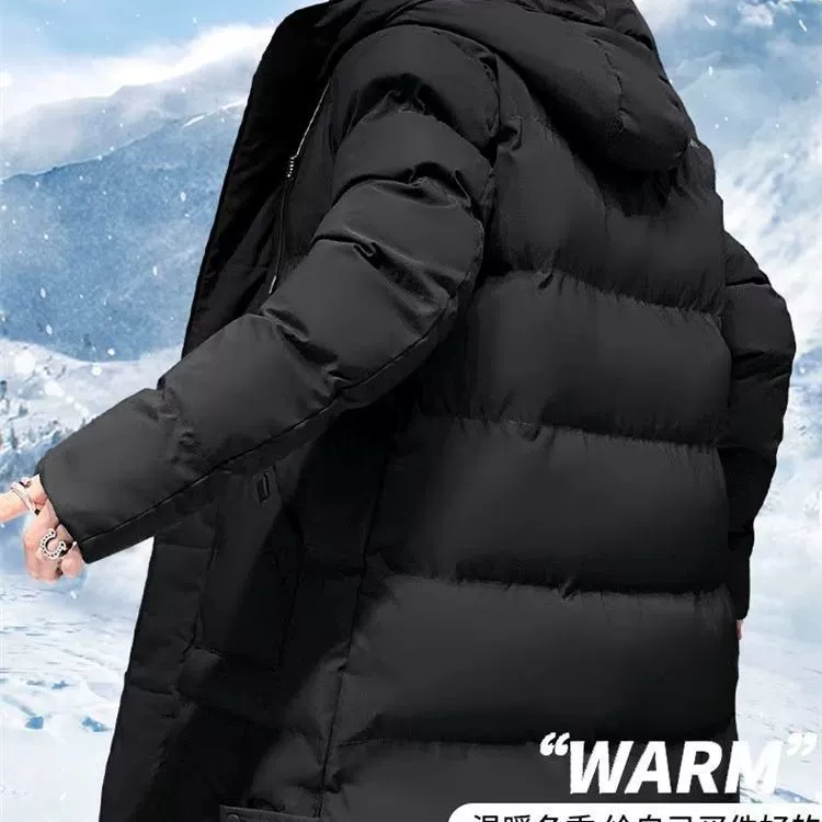 Demi-season trend long keep warm down jacket, mid-length, plus size
