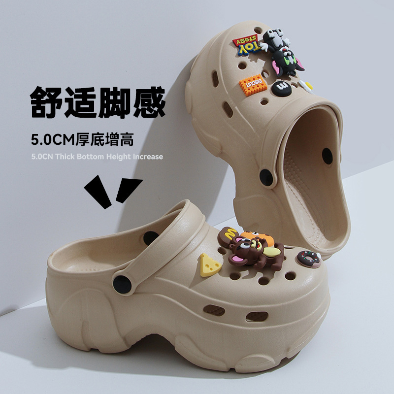 Factory 2026 New Model Wholesale Overseas Export Summer Casual Shoes Lightning-Fast Online Supermarket Group Purchase High-Heeled Clogs Factory 2026 New Model Wholesale Overseas Export Summer Casual Shoes Lightning-Fast Online Supermarket Group Purchase High-Heeled Clogs