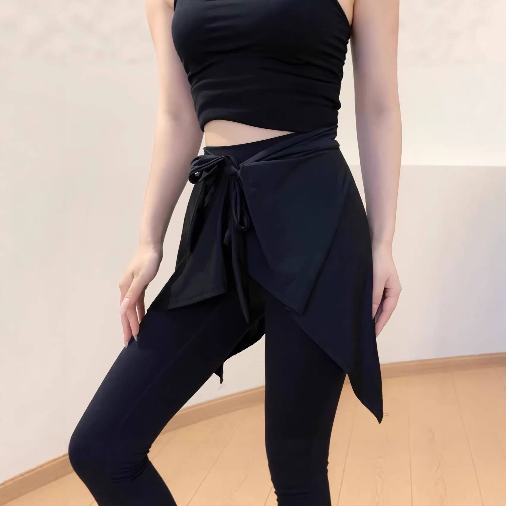 Quick dry silk protective underware for yoga, curtain for leisure, skirt