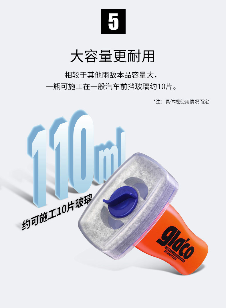 Japanese SOFT99 car glass rainproof agent water repellent hydrophobic coating coating agent car window rain enemy