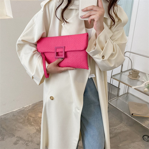 Popular Women's Handbags  Spring New Ladies Envelope Bags Simple Retro Handheld Bags Casual Tote Bags for Women