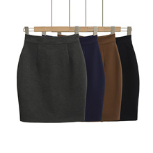 韩女穿搭半身裙女2025夏季新款辣妹高腰修身弹力后开叉包臀中裙