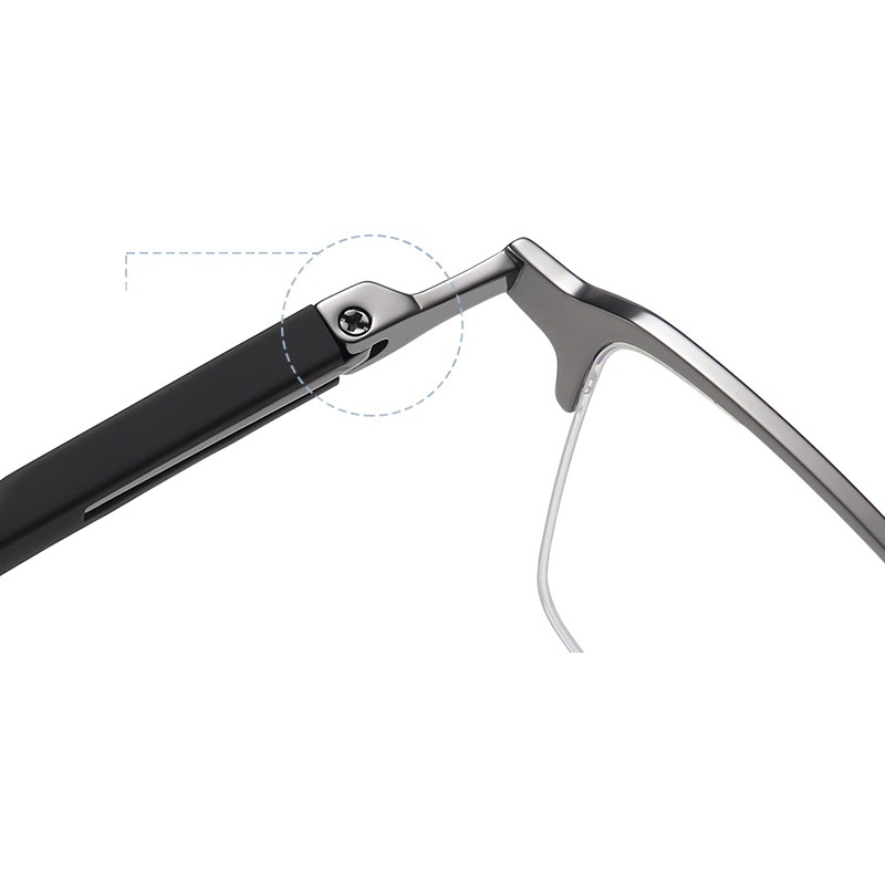 Nuevas gafas de luz anti-azul ST6208 medio MARCO DE MODA gafas lisas de titanio puro ultra ligero TR gafas piernas se pueden equipar con gafas de miopía