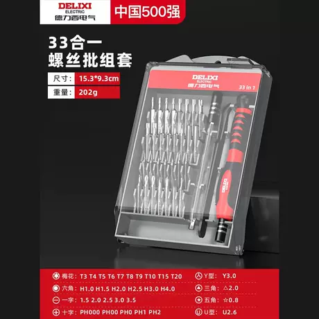 33-piece screwdriver set