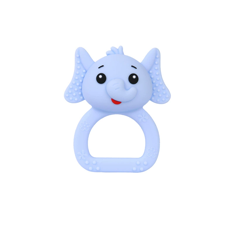 Children's silicone beanbag, appeases handheld teether for correct bite, toy, 0-2 years