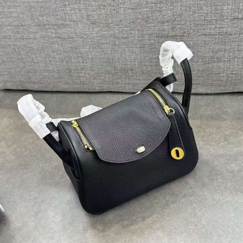 Genuine Leather Lindy Bag, Single Shoulder Bag, First Layer Togo Cowhide, Doctor Lindy Bag, Versatile Crossbody, 2025 New Model, Light Luxury Genuine Leather Lindy Bag, Single Shoulder Bag, First Layer Togo Cowhide, Doctor Lindy Bag, Versatile Crossbody, 2025 New Model, Light Luxury