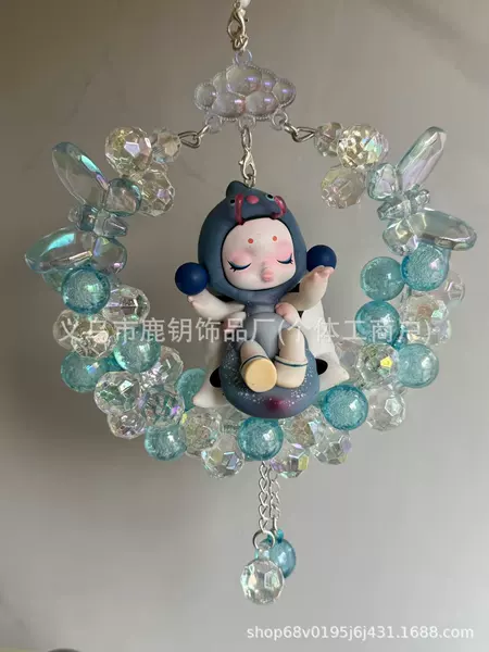 Blue butterfly style with baby