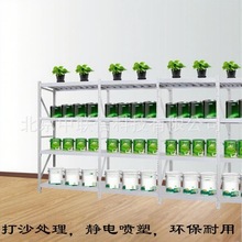 白色油漆货架专卖店展示架乳胶漆货架展厅陈列架道具架多层置物架