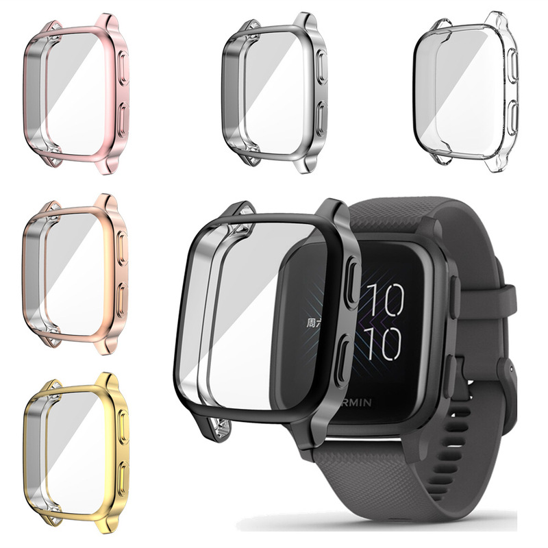 For Jiaming Garmin Venu SQ protective case SQ2Music plating full bag with touch screen drop-proof case