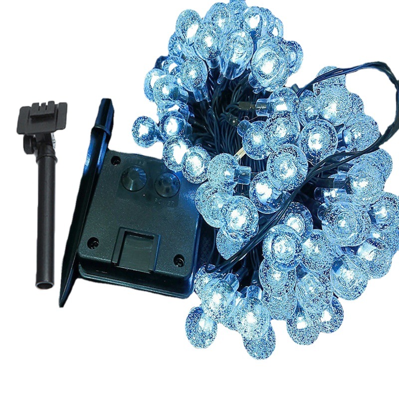 Cadena de luz al por mayor al aire libre camping solar LED Cadena de luz dosel luz de la tienda Festival de Navidad patio luces decorativas de colores