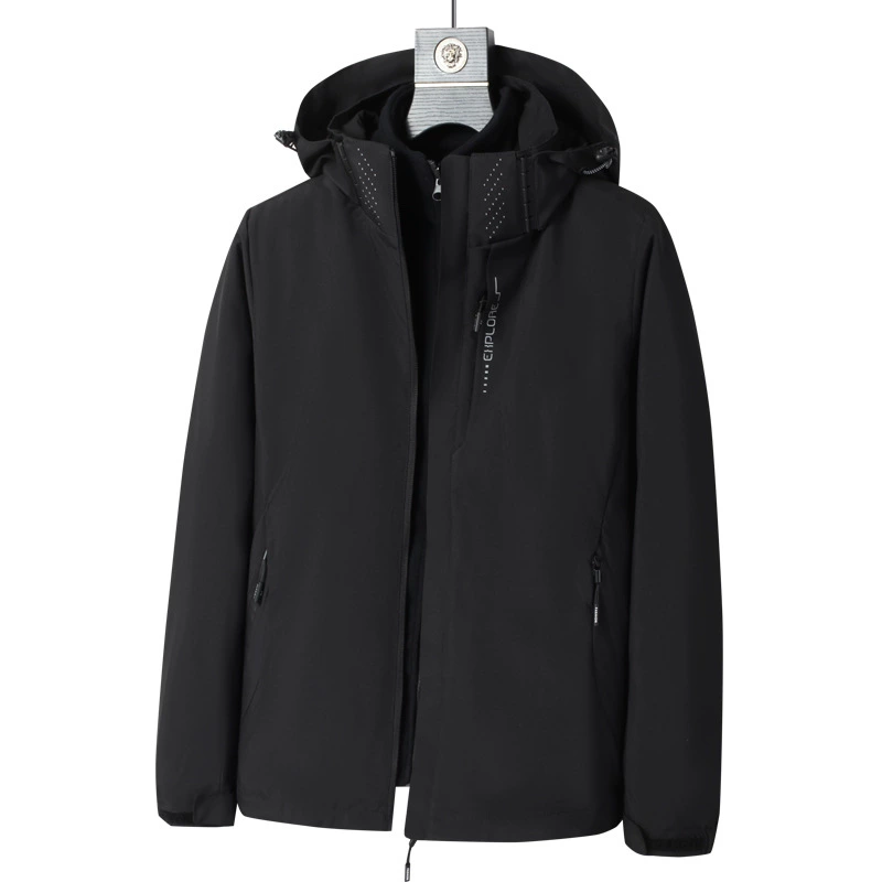 Три-в-одном штурмовая одежда для мужчин и женщин. Ветрозащитный водонепроницаемый съемный бархат