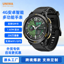 跨境热销新款智能电话手表4g可插卡防水测血压心率蓝牙多功能手表