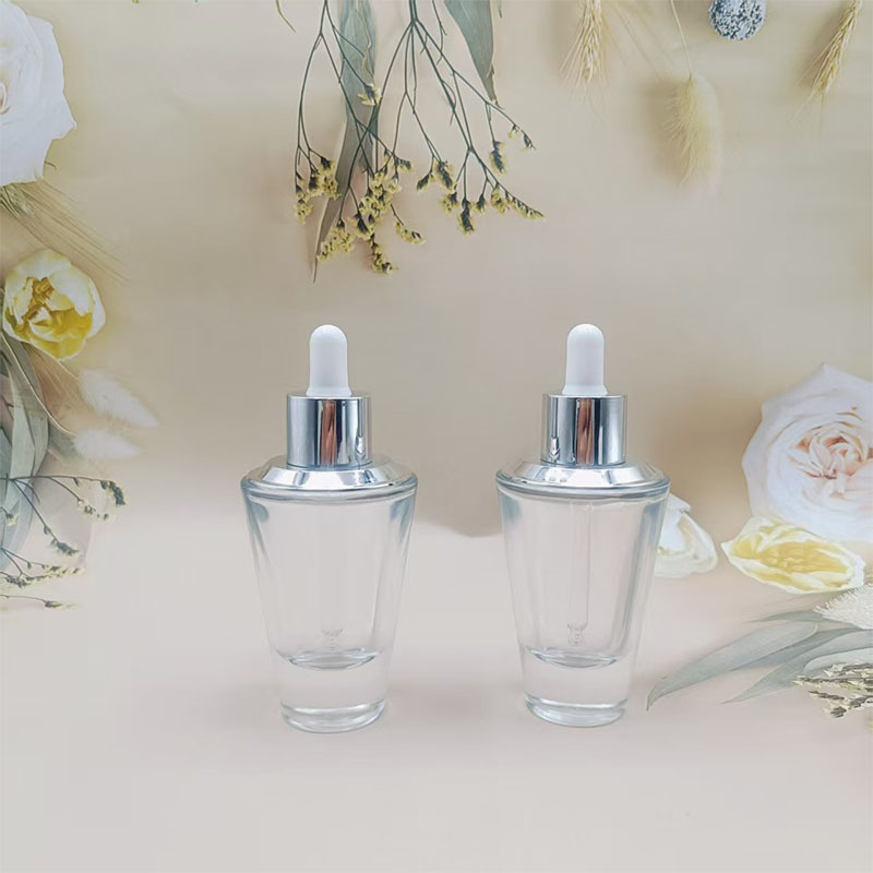 スポット 30ml 反重力ガラス厚底特殊形状ボトル エッセンス液体 防食エッセンスオイル|undefined