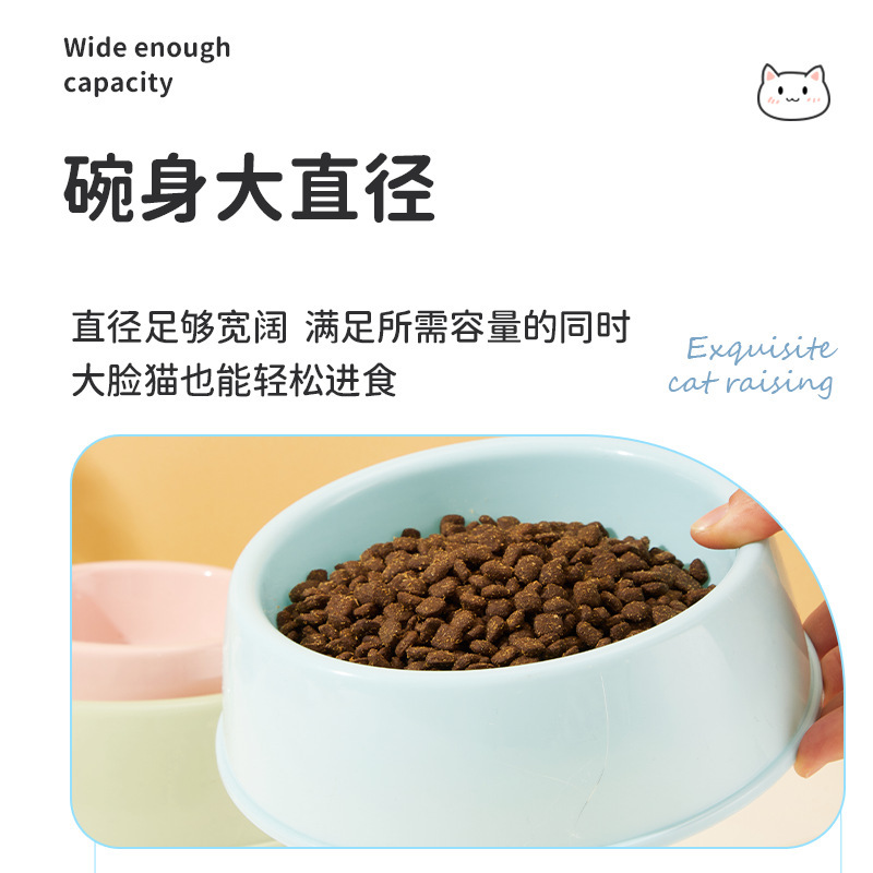 Tazón para mascotas Tazón individual de plástico Tazón de agua de alimentación universal para perros Tazón para perros Tazón para gatos Tazón para perros Tazón para perros Suministros para mascotas al por mayor