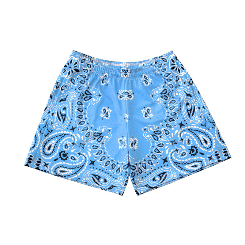 アウトドアスポーツショートパンツ男性ファッションブランド夏新作スポーツフィットネスランニングバスケットボールショートパンツ四分プリントショートパンツ