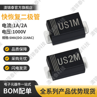 �NƬ���O��US1M/US2M SMA ��֏�75ns UF4007/HER208 DO-214AC