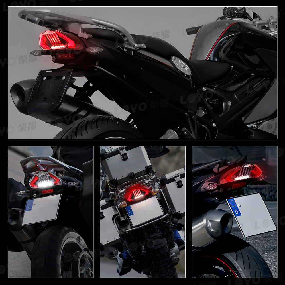Applicable to BMW motorcycle BMW R1200GS F800 modified rear taillight rear brake light with turn signal