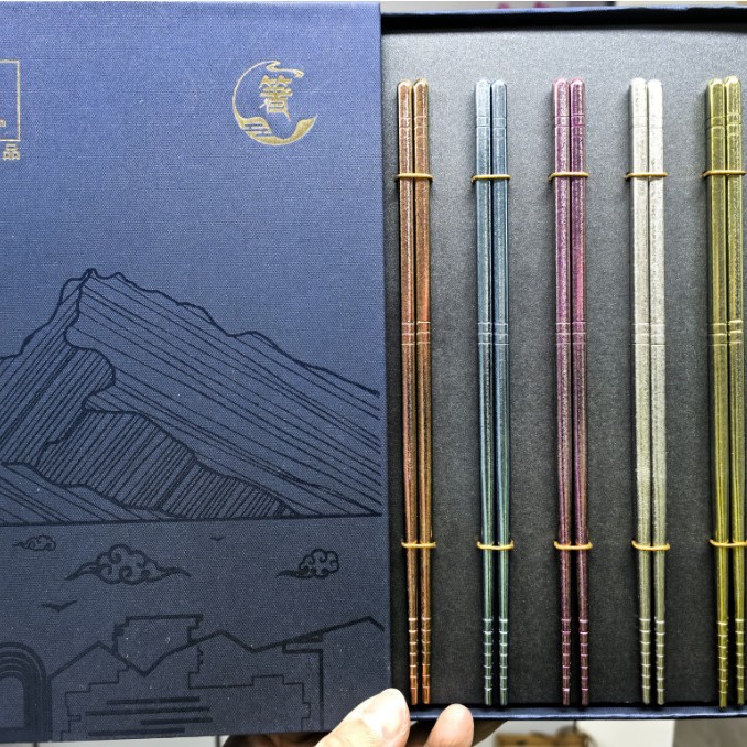 5가지 색상 각 1쌍의 고품질 선물 상자