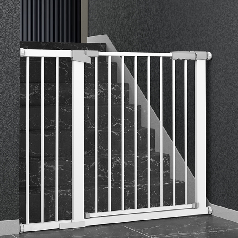 Valla de seguridad para mascotas y niños, ideal para interiores, escaleras o puertas, fácil de instalar