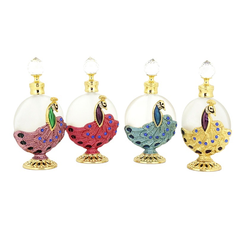 En stock árabe botella de perfume de estilo de Dubai botella vacía botella de perfume botella de aceite esencial botella de aromaterapia proveedor transfronterizo