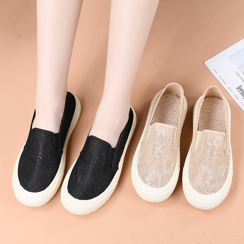 Summer New Spring and Summer Mesh Women's Shoes Fashion All-match Fisherman Shoes Soft Sole Comfortable Hollow Mesh Shoes Thick Sole Loafers Summer New Spring and Summer Mesh Women's Shoes Fashion All-match Fisherman Shoes Soft Sole Comfortable Hollow Mesh Shoes Thick Sole Loafers