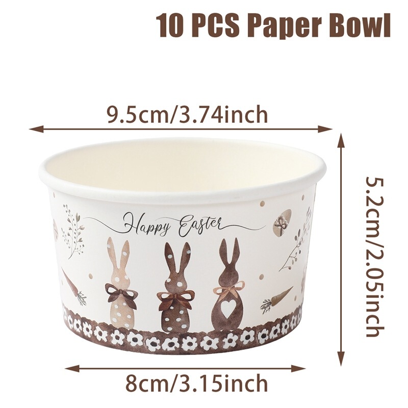 パーティーテーマの紙ボウル パーティー用品アレンジメント 使い捨て紙食器 アイスクリームスナック紙ボウル|undefined