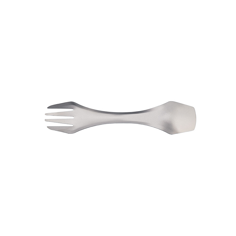 Factory Dict Pu Titanium Dual-Use And Fork Integrated Portable Spoon Outdoor Picnic Camping Multi-Functional_voghion.com