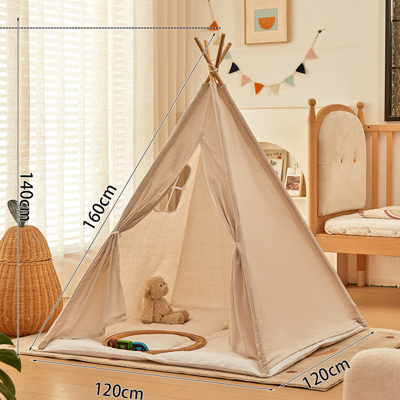 Carpa interior para niños, jardín de infantes, carpa pequeña, casa de juegos india blanca, picnic de celebridades de Internet, decoración de accesorios fotográficos