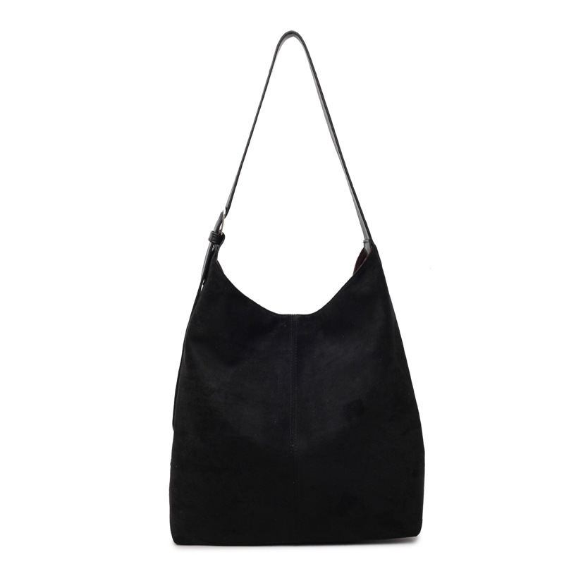 Bolsa retro esmerizada de terro para mujeres 2025 nueva gran capacidad de viaje de un solo hombro bolsas de cubo bolsas de ocio