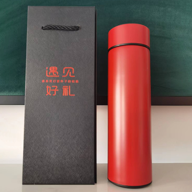 Inteligente 304 taza de temperatura de acero inoxidable inteligente taza de vacío caja de regalo de negocios regalo taza traje de vacío taza logotipo impreso