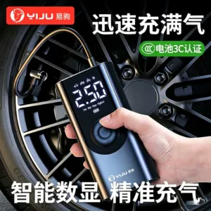 Portativ Elektrik Avtomobil Təkər Nasosu, Təkər Təzyiq Ölçmə ilə, Velosiped Hava Nasosu