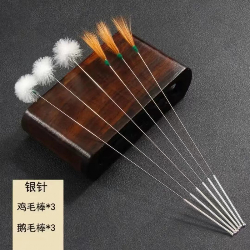 Herramientas de extracción de orejas, grúa, palo de pelo de pollo, palo de pelo de ganso, limpieza de orejas, extracción de orejas, plumas