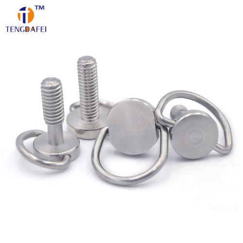 Full-size M4 quick-release screw stainless steel C-ring hand-tightened hook display large remote base screw