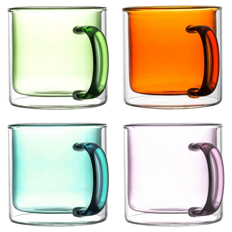Glass coffee creative tea cup