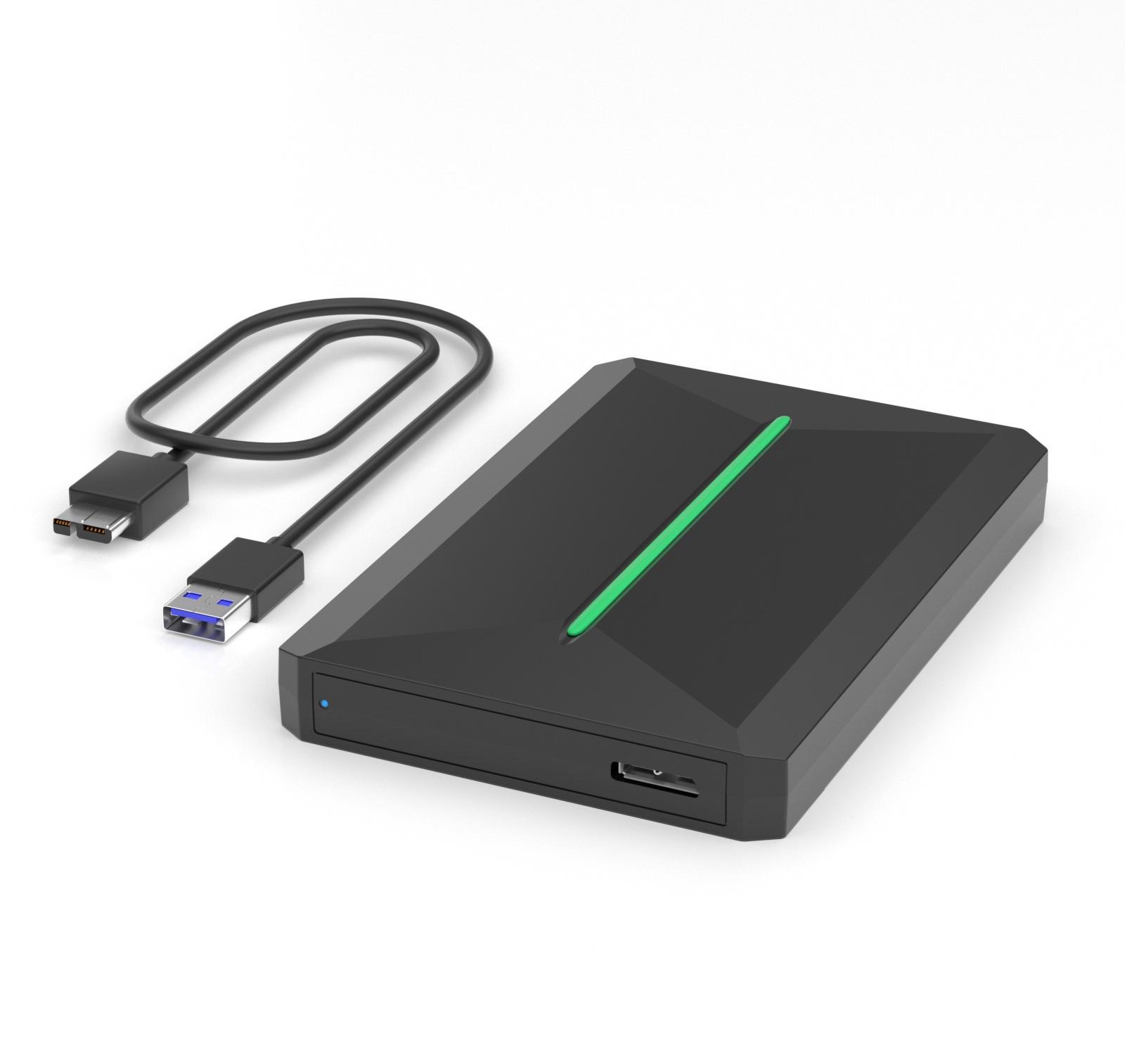 Nueva caja de disco duro móvil de punto transfronterizo USB3.0/3.1 SATA2.5 pulgadas portátil disco duro externo externo