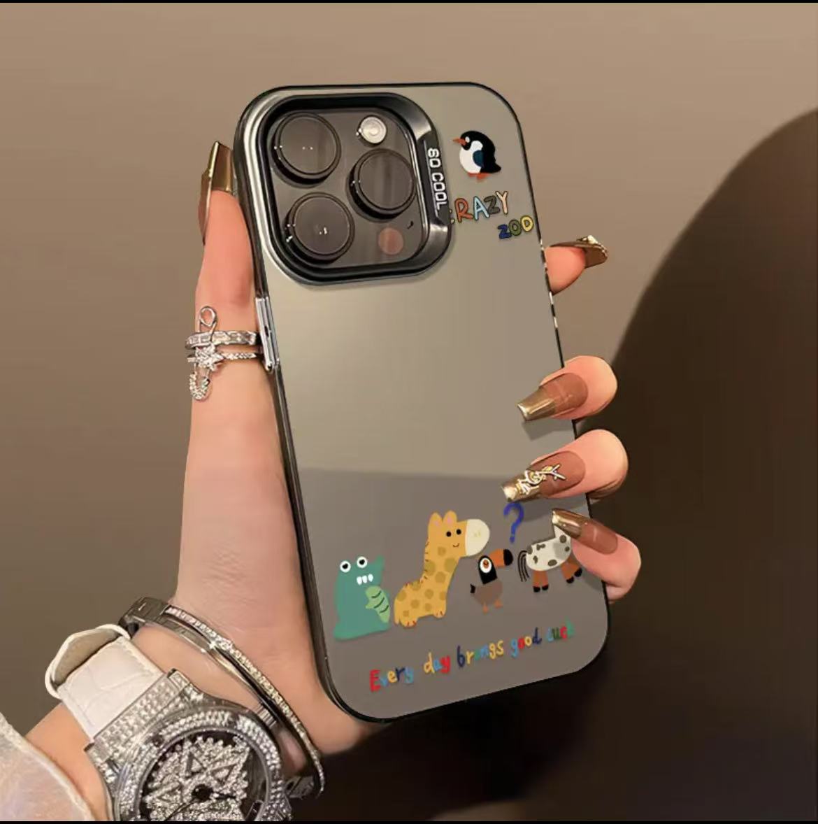 Nueva creatividad aplicable funda para teléfono móvil iphone16 Apple 15promax/14 caja de aire anti-caída 13pro12 yuanes 11