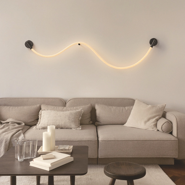 Creative linear light for bed stainless steel