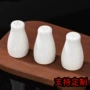 五孔酒店平头陶瓷调味罐