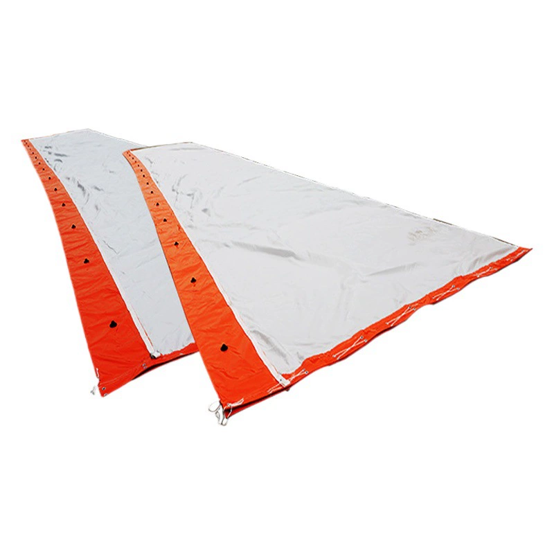 Экран из ПВХ для защиты от загрязнений, антинакипной занавес для предотвращения проникновения водных растений и осадков, экологический мягкий барьер для водоемов, барьер для разделения водной поверхности от загрязнений нефтяными отходами.