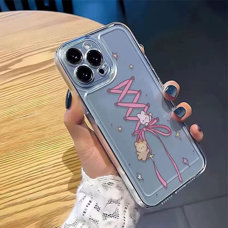 Apple, iPhone15, совместимый чехол с бантом, 14/13, 13 Pro Max, защита от падения