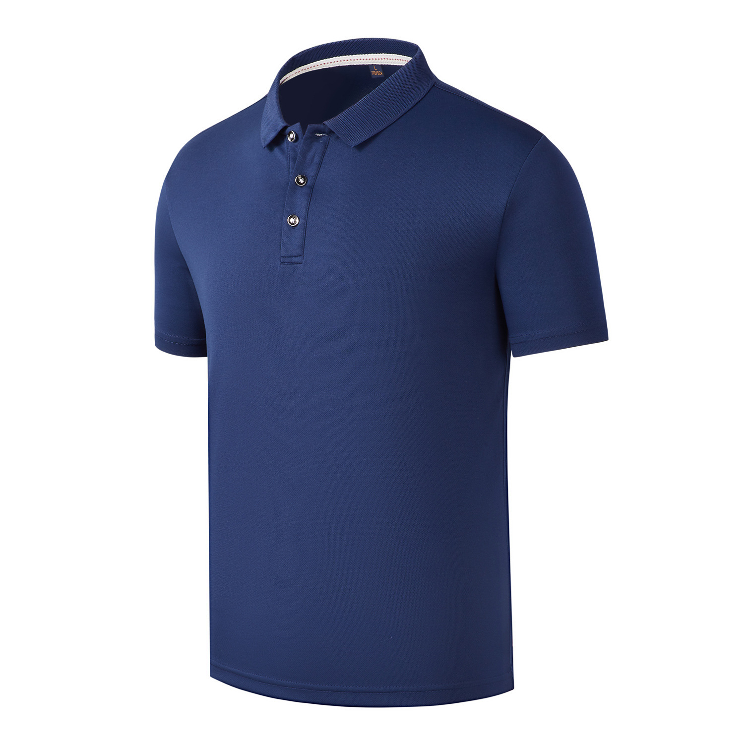 Polo shirt custom men's solid color thin...