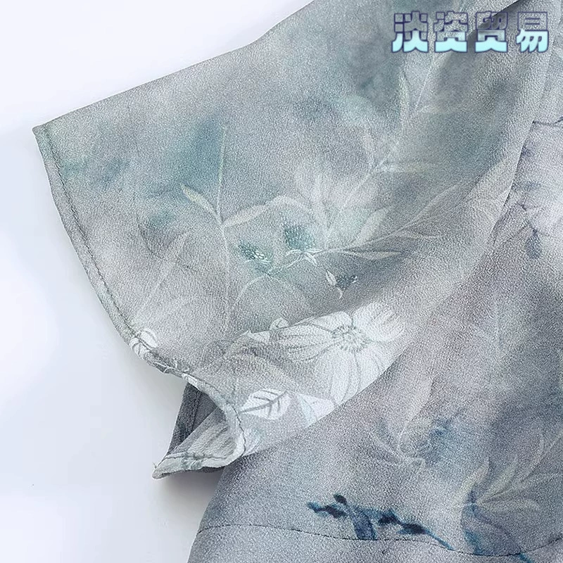Летнее платье ко Дню матери, для мамы, юбка, шифоновая летняя одежда, западный стиль, для среднего возраста