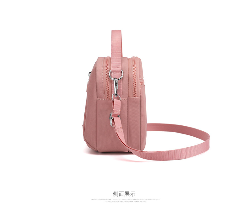 2025 New stylish Korean-style single-shoulder bag for women, versatile crossbody phone bag, nylon waterproof women's crossbody bag undefined